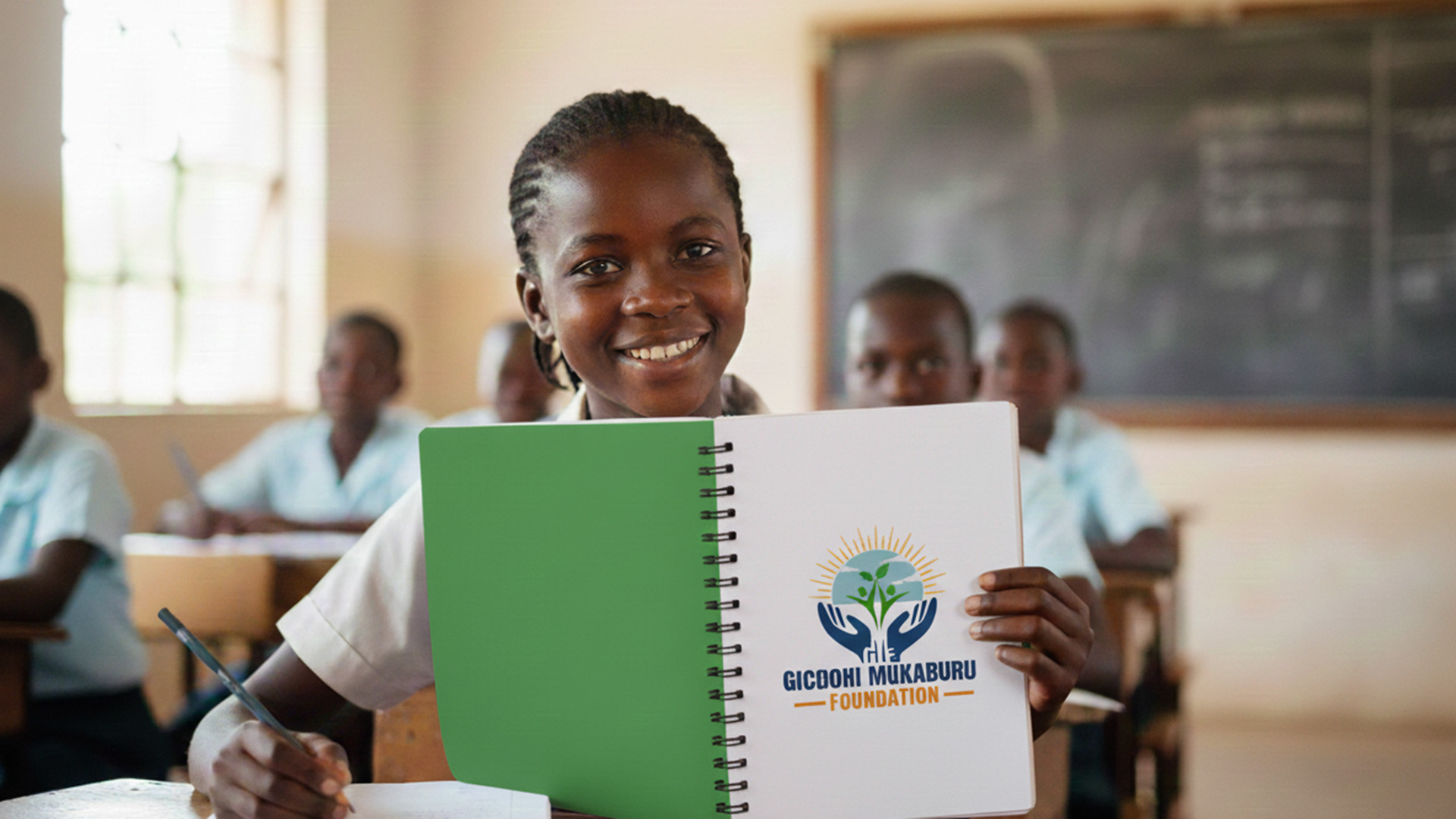 GMF Team with Community Children